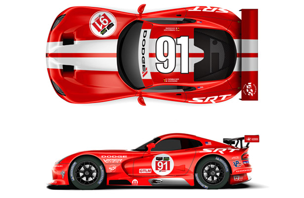 SRT Motorsport Dodge Viper GTS-R's TUDOR United Sportscar Championship